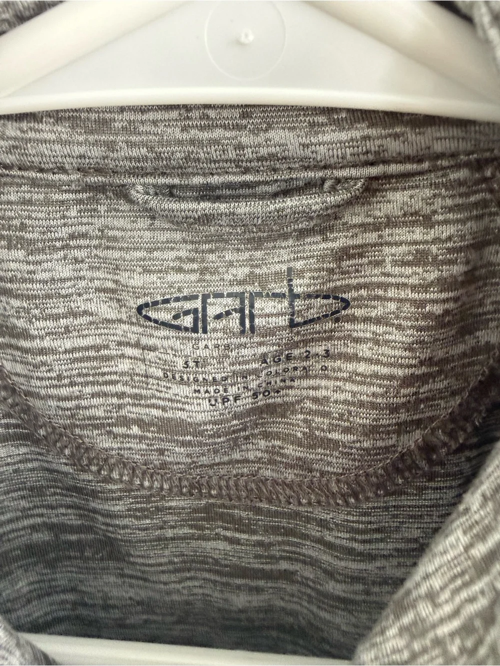 Kids Grey Quarter-Zip Pullover with VT Logo